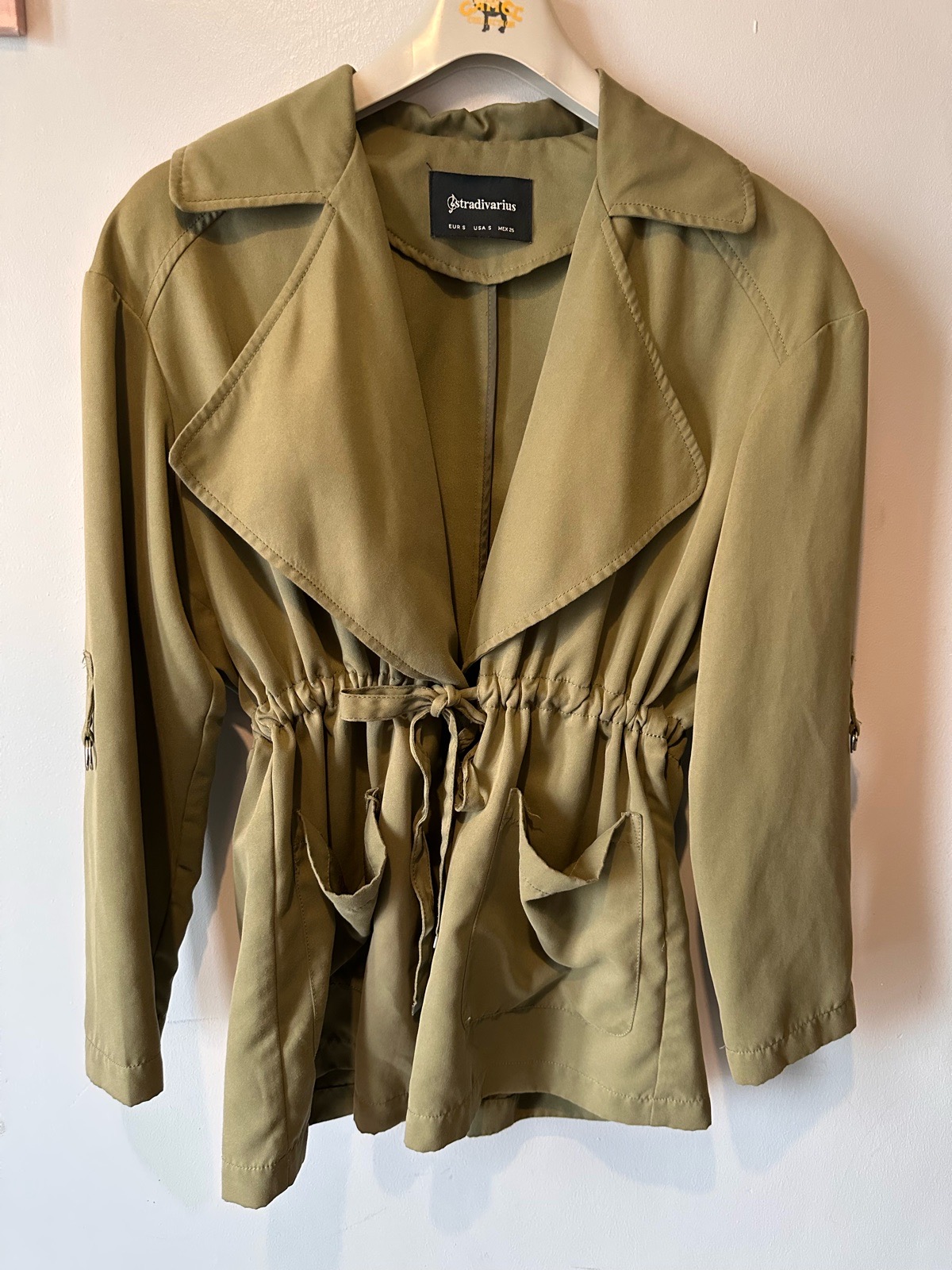 Stradivarius Khaki Utility / Safari Jacket – Size S