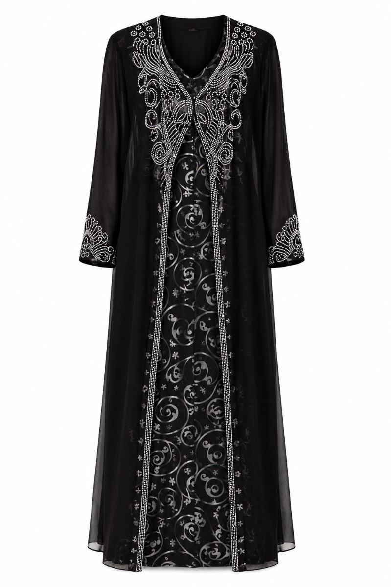 Elegant Embellished Abaya