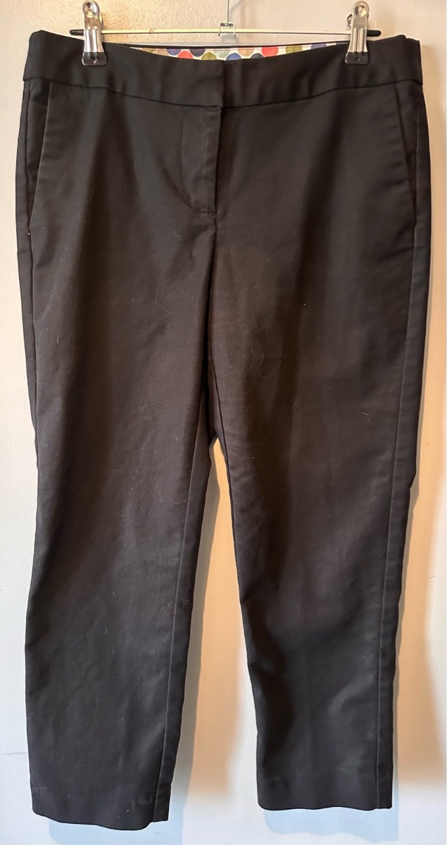 Boden Black Tailored Ankle Grazer Trousers – UK 8