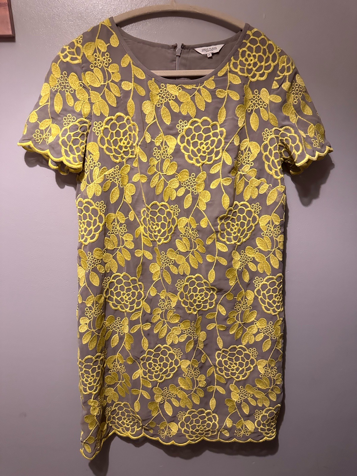 Great Plains Boutique Embroidered Floral Dress – Size M