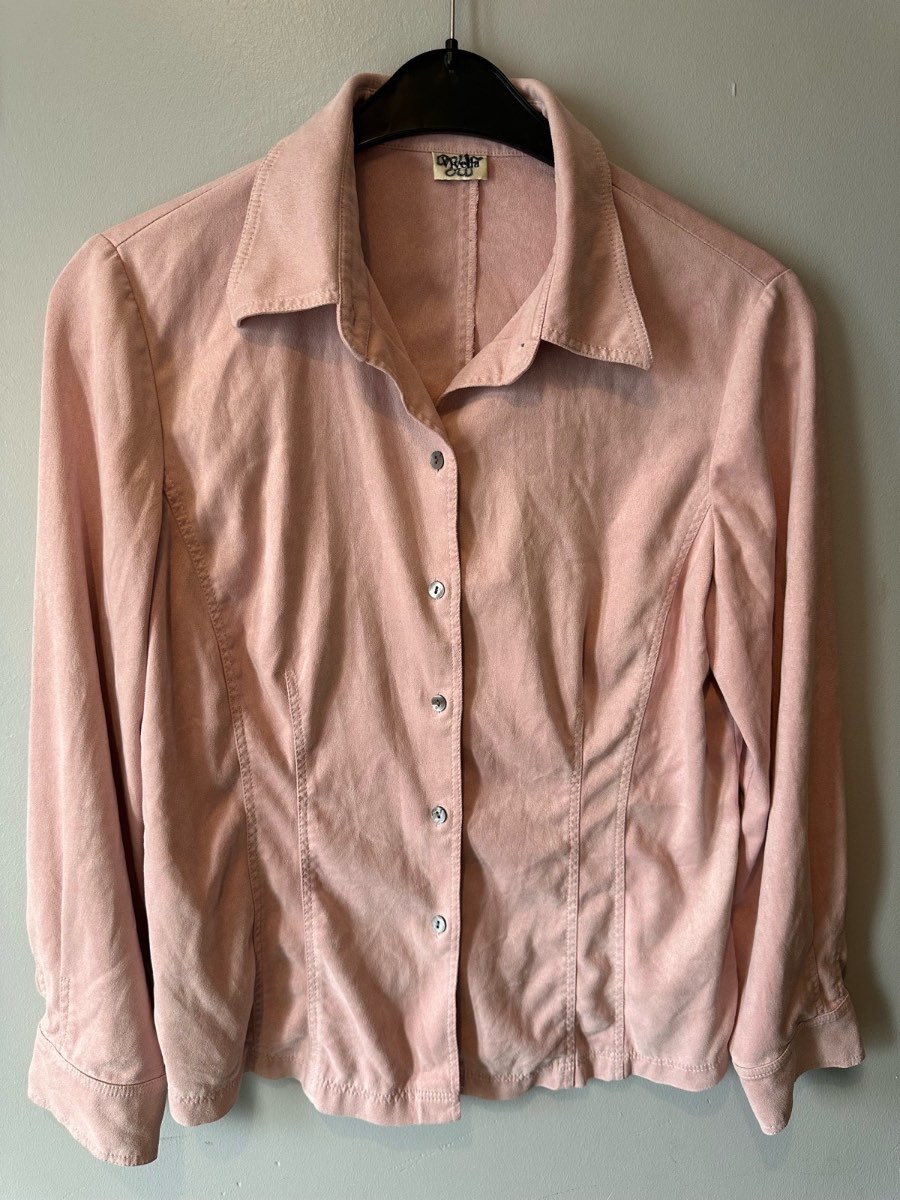 Vivella Soft Touch Pink Shirt – UK 12 Excellent Condition