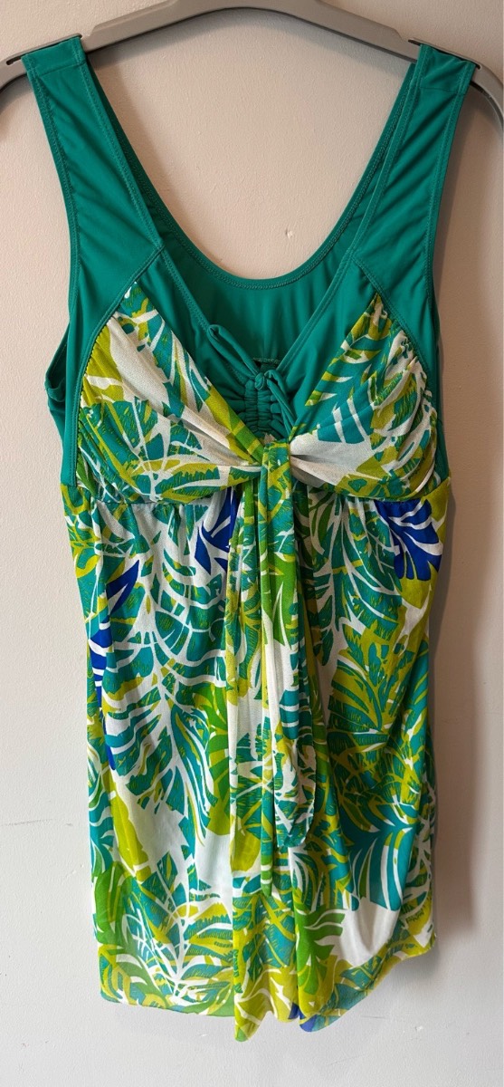 🌴💚 Wantdo Tropical Print Swimsuit – UK 18 (3XL) 💚🌴