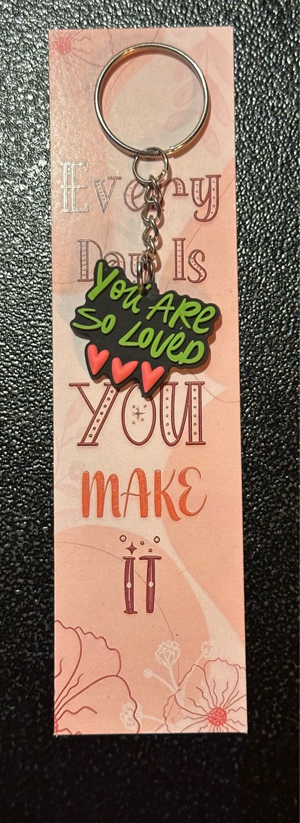 “You Are So Loved” Positive Message Keyring ❤️