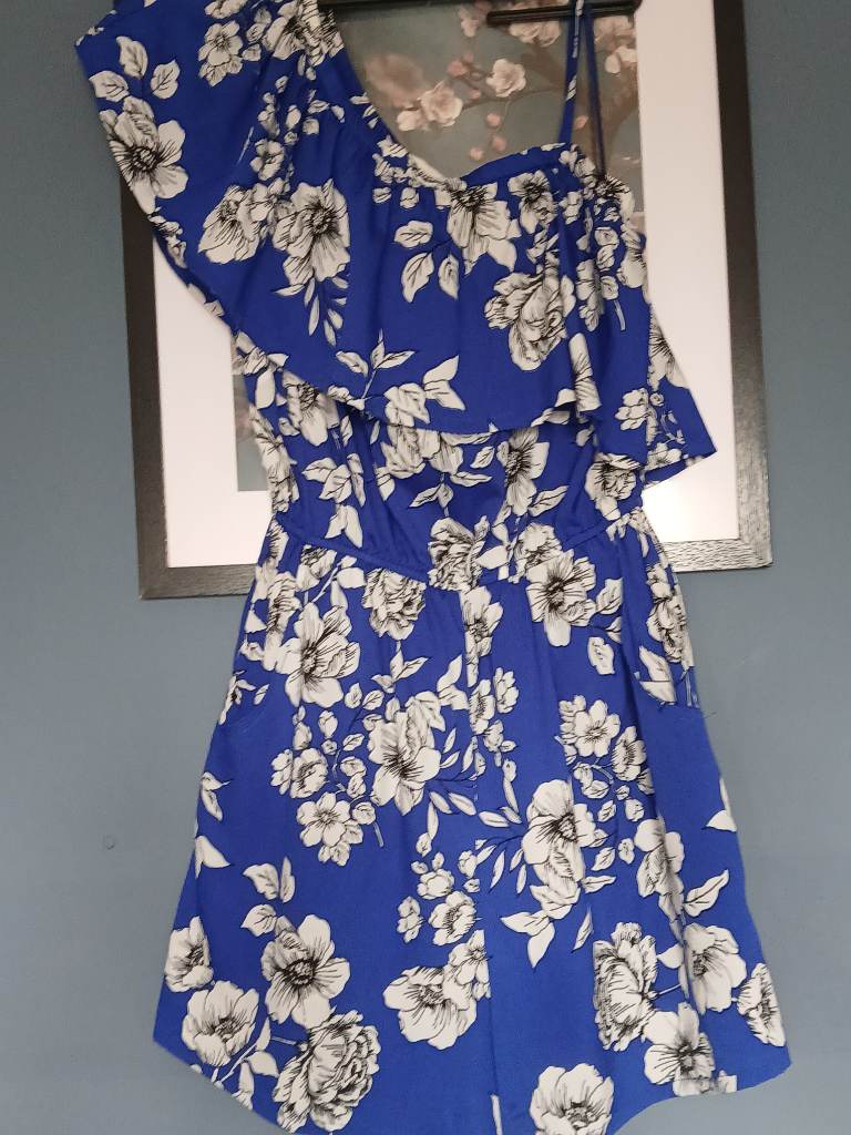 One shoulder playsuit