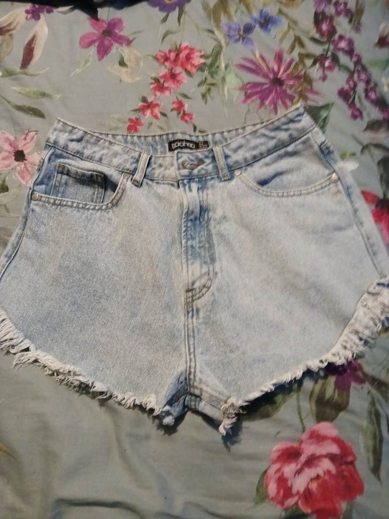 Denim shorts