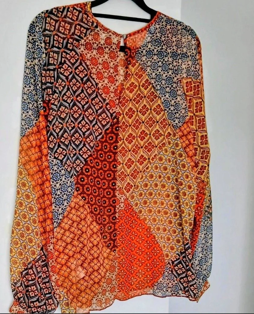 Warehouse sheer blouse