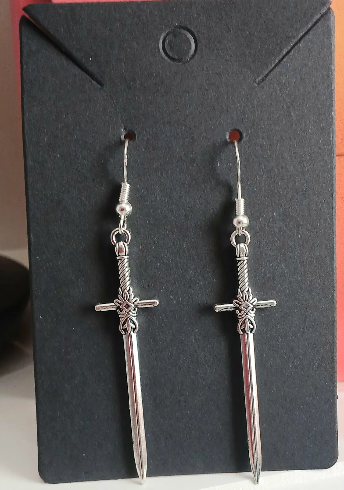 Unisex sword earrings