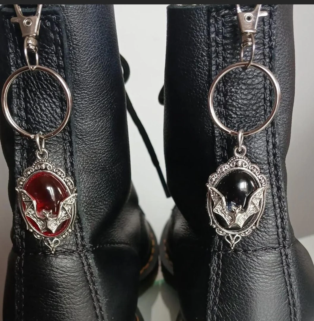 Bat boot charms
