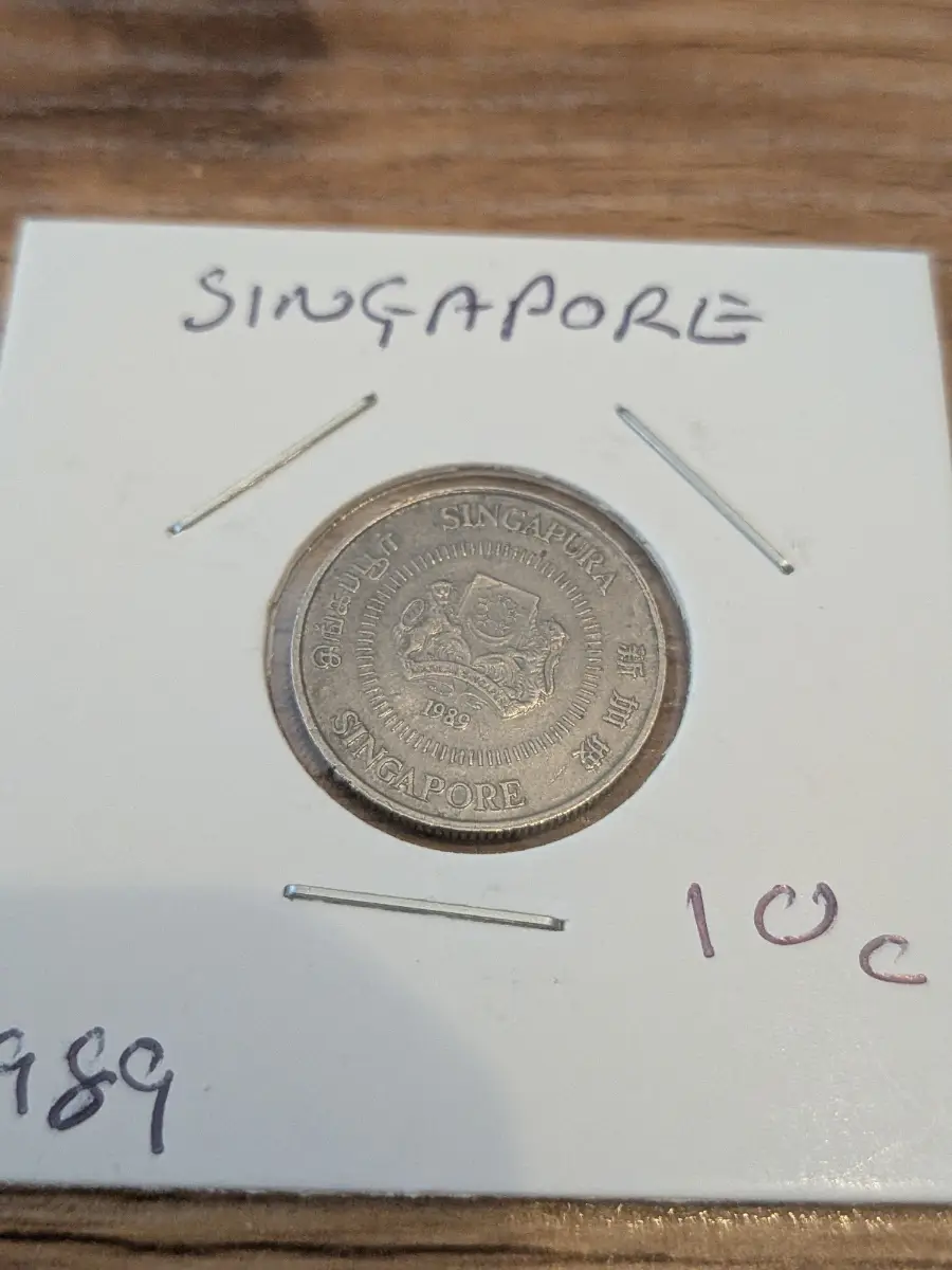 1989 - Singapore - 10 cents coin