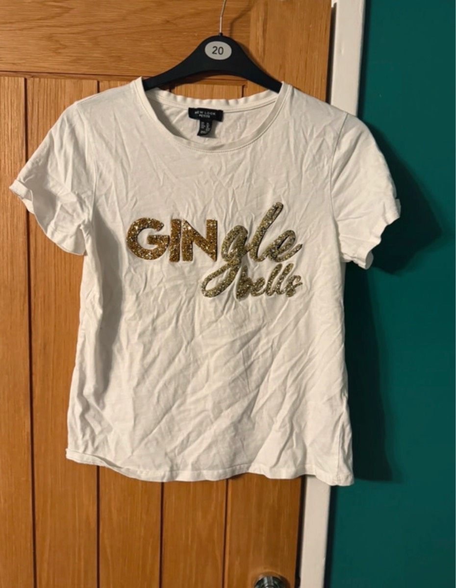 Gingle Bells Christmas top size 14