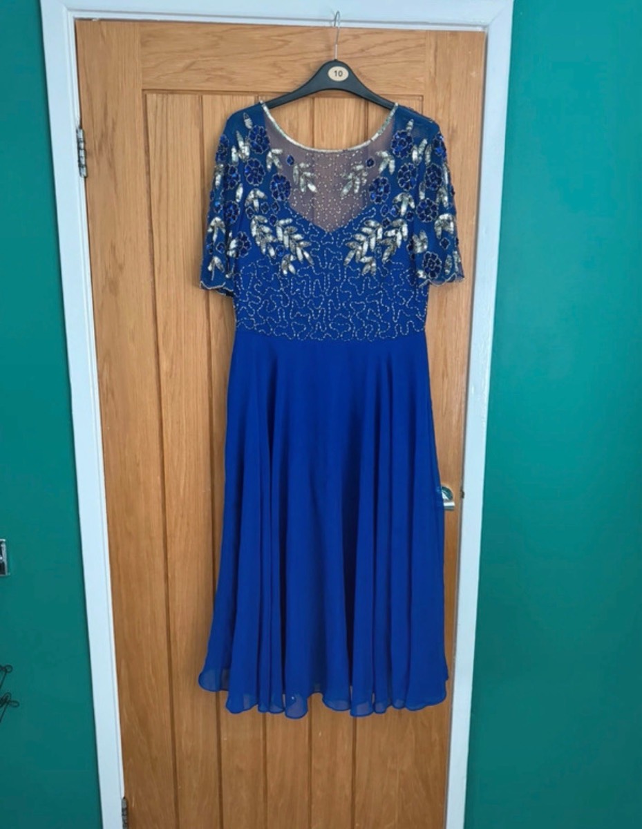 Blue Virgo lounge dress size 14