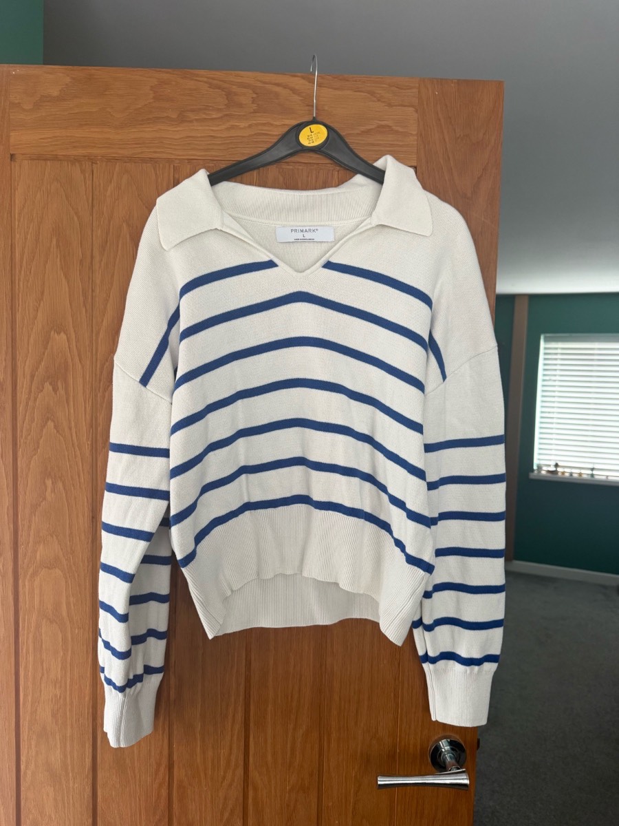 Primark stripe jumper size large