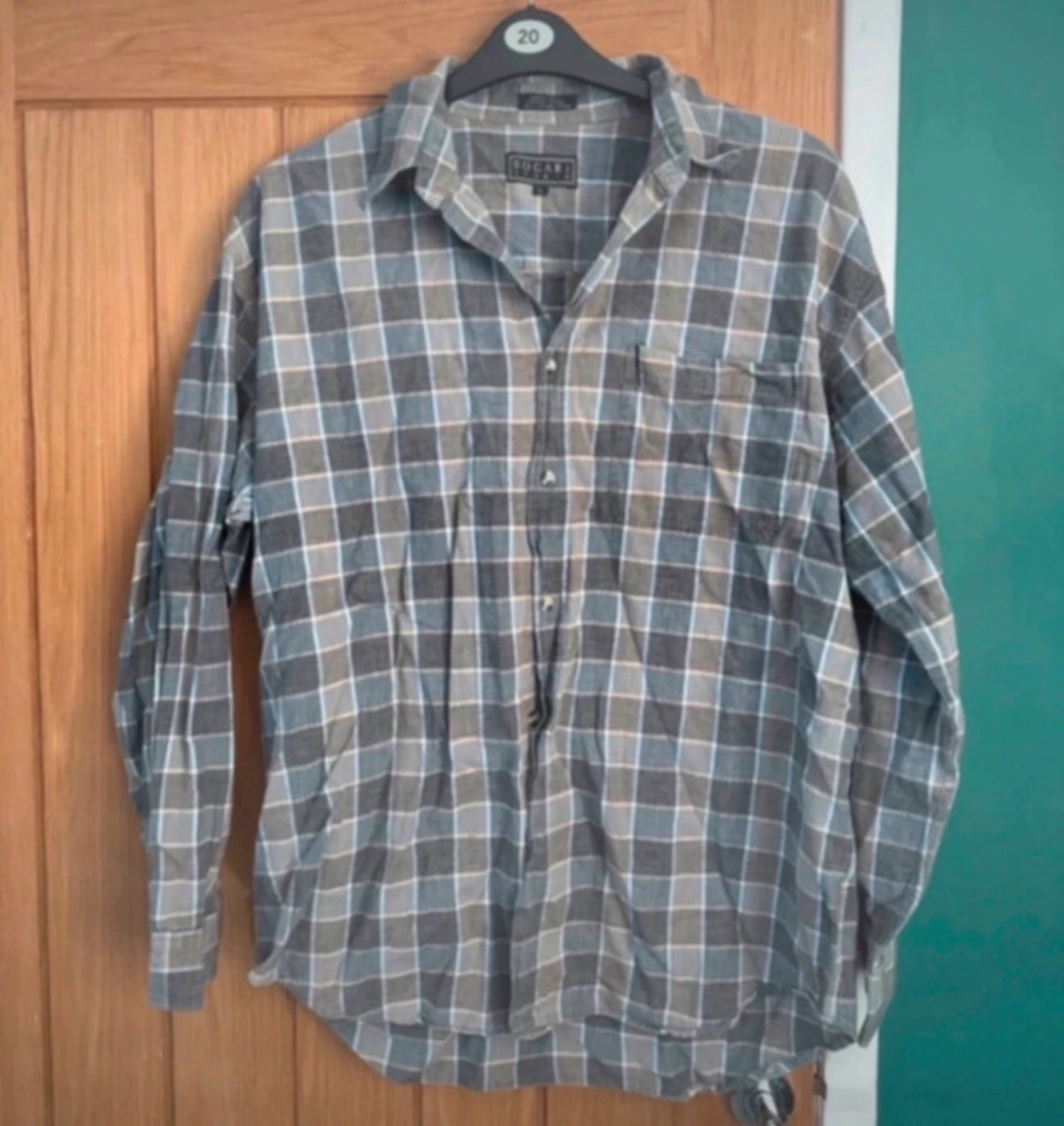Bogari studio checked shirt large
