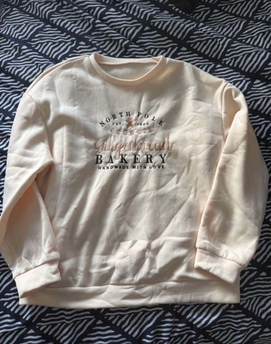 Christmas jumper gingerbread bakery