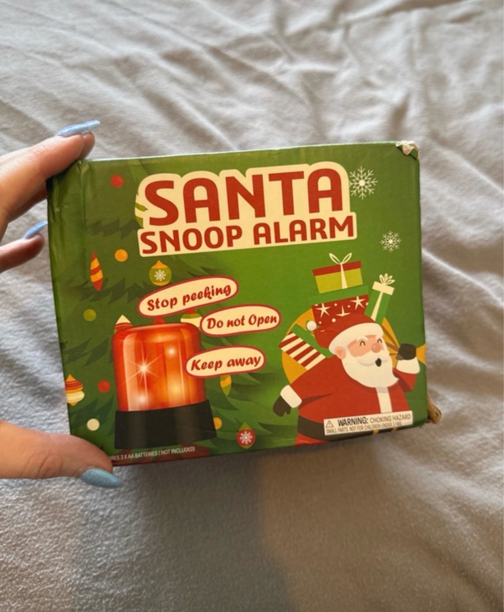 Santa snoop alarm