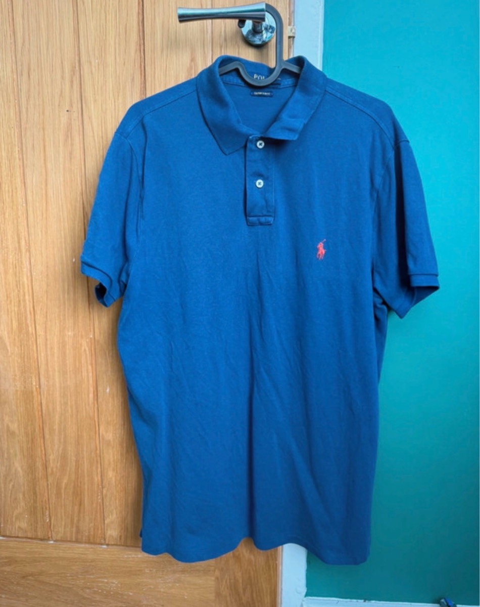 Ralph Lauren blue polo top size large