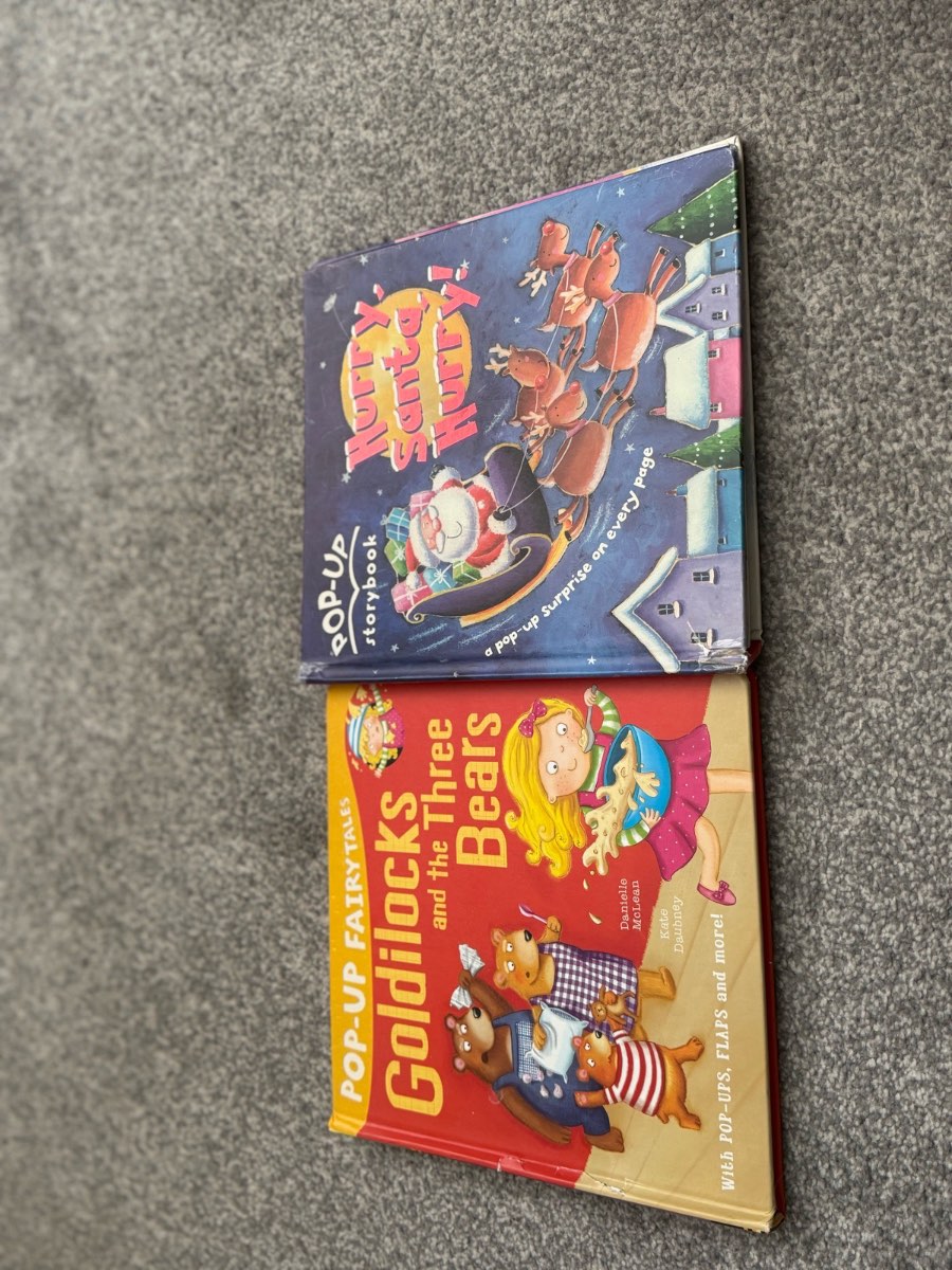 2 x pop up books