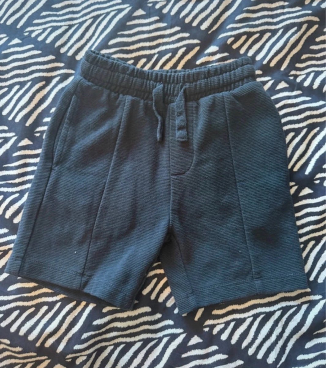Matalan soft navy blue shorts size 5 years