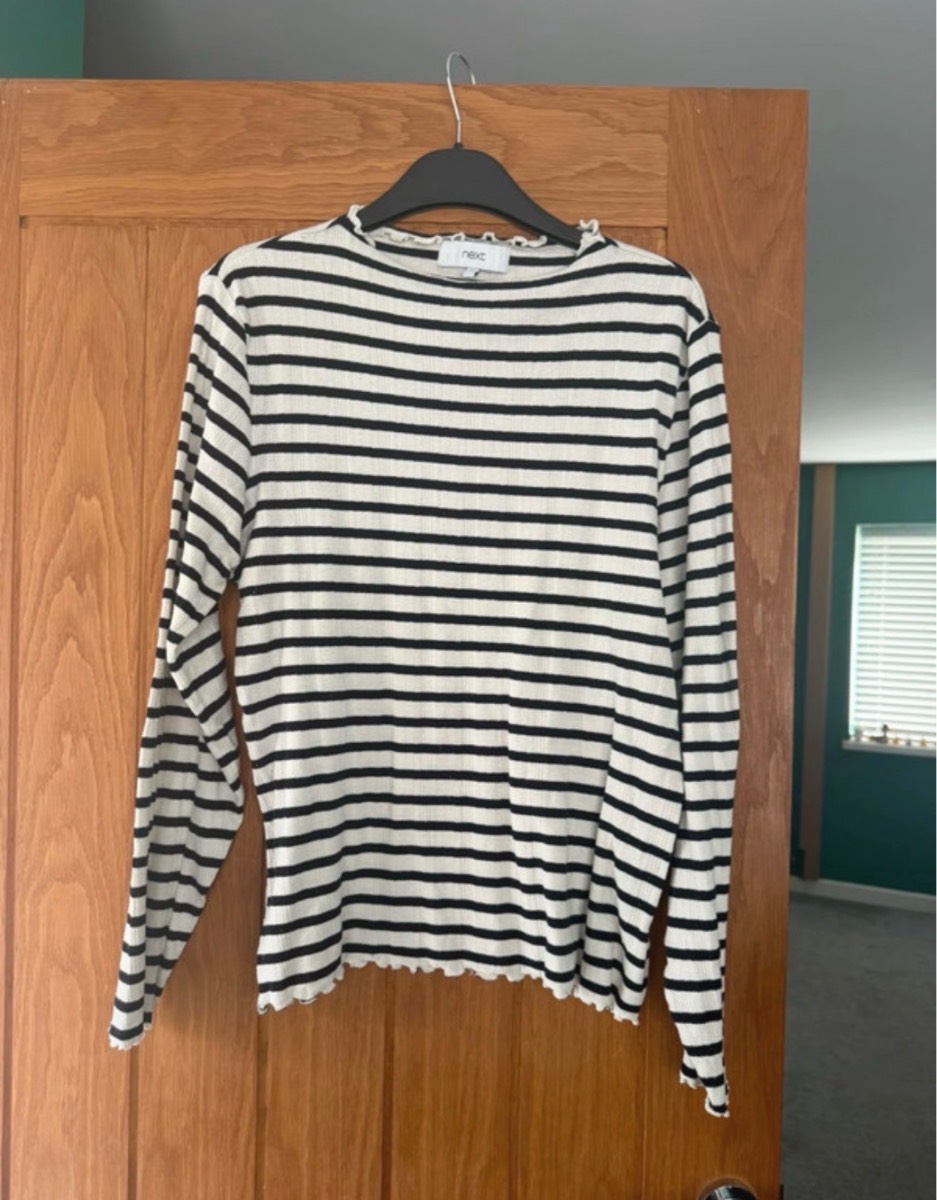 Next striped top size 16