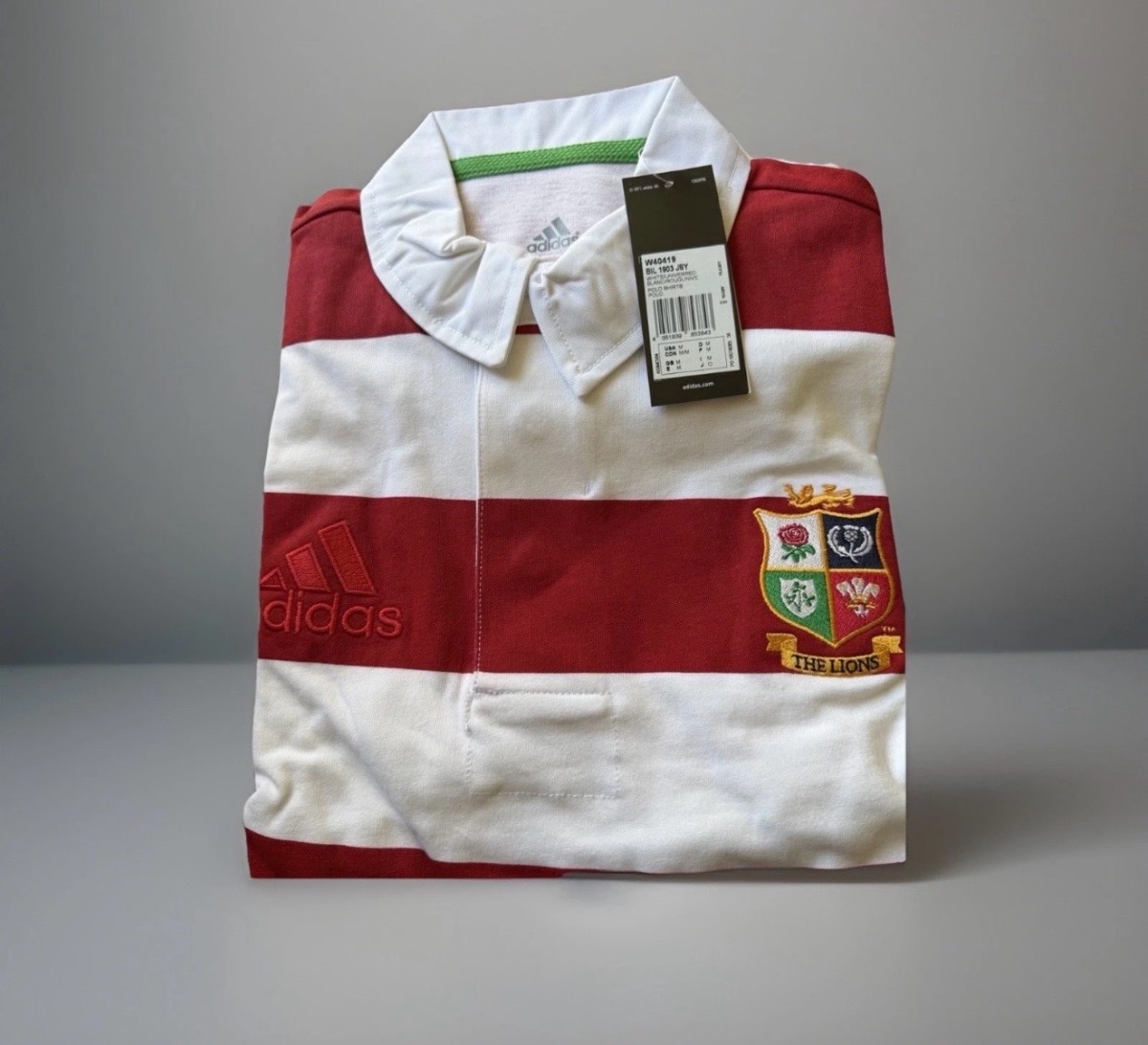 BNWT Adidas British & Irish Lions 125th Anniversary Polo Shirt – Medium – Official Rugby