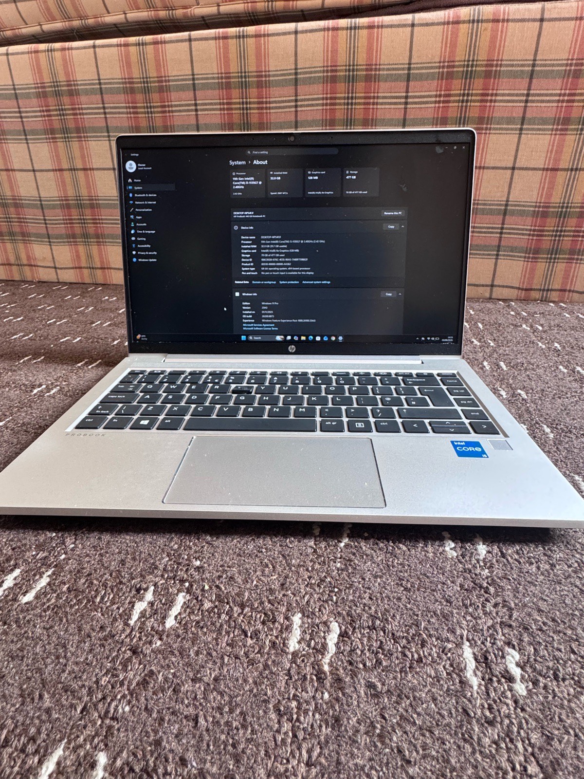HP ProBook 440 G8 – 32GB RAM – 512GB SSD – Intel Core i5 11th Gen