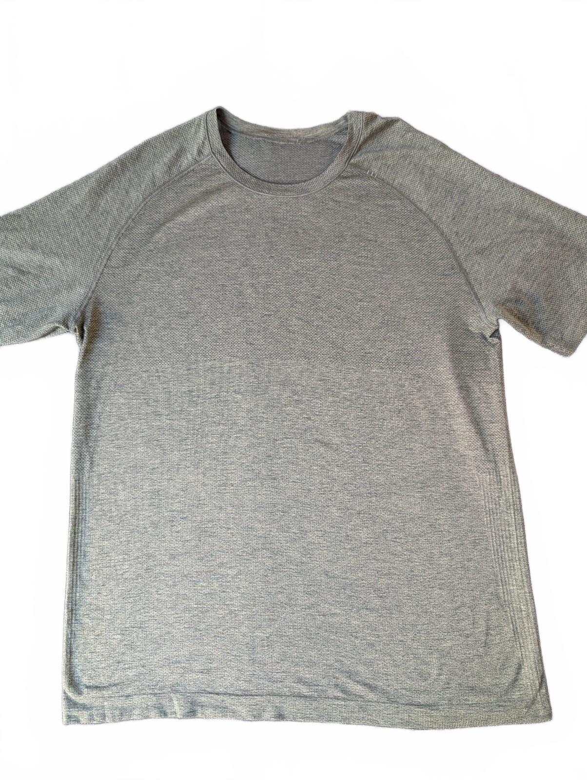 Lululemon Men's Khaki Performance Khaki Green T-Shirt XL