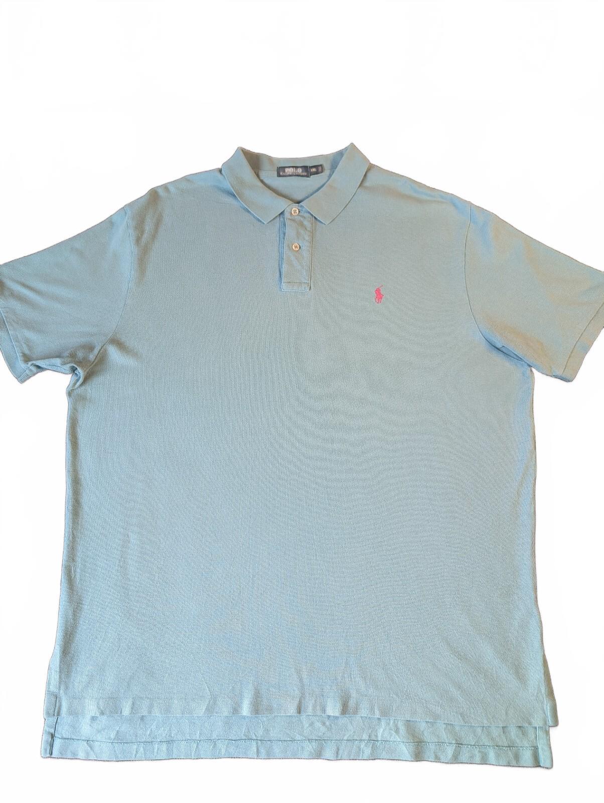 Polo Ralph Lauren Light Blue Men's Cotton Polo Shirt XXL
