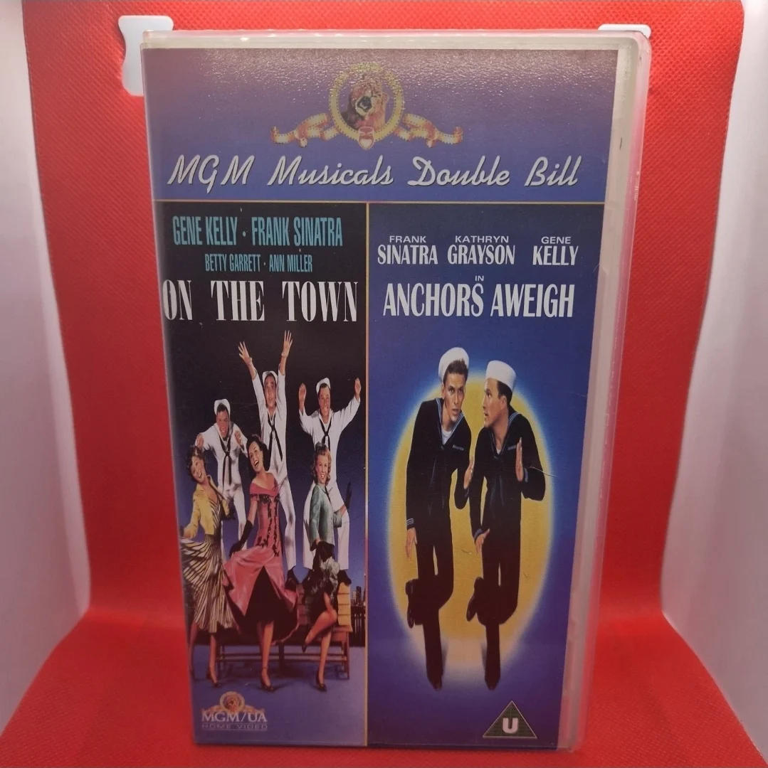 MGM Musicals Double Bill: On the Town/Anchors Aweigh VHS (2-Tape) Frank Sinatra
