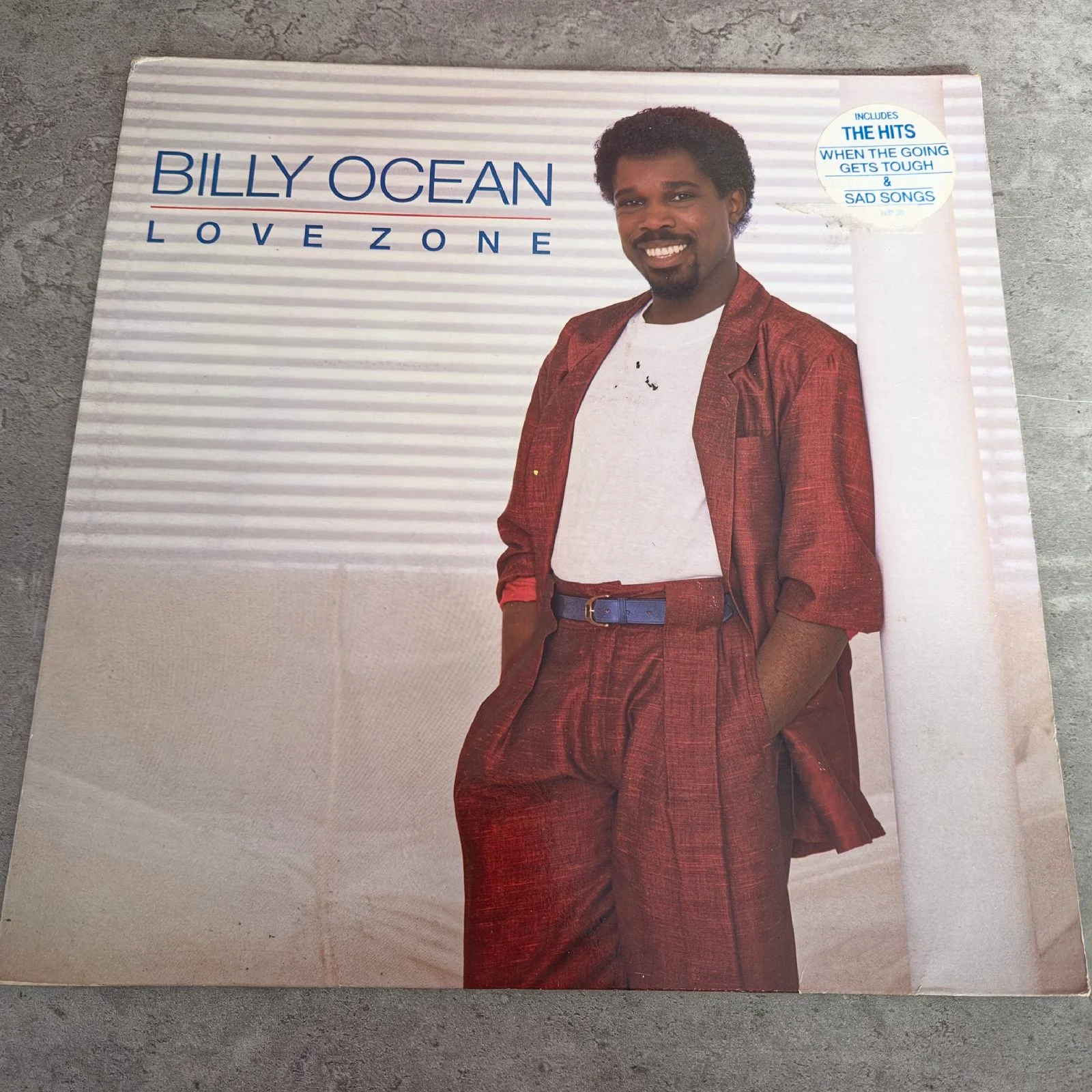 Billy Ocean - Love Zone 12" Vinyl LP Album Jive 1986