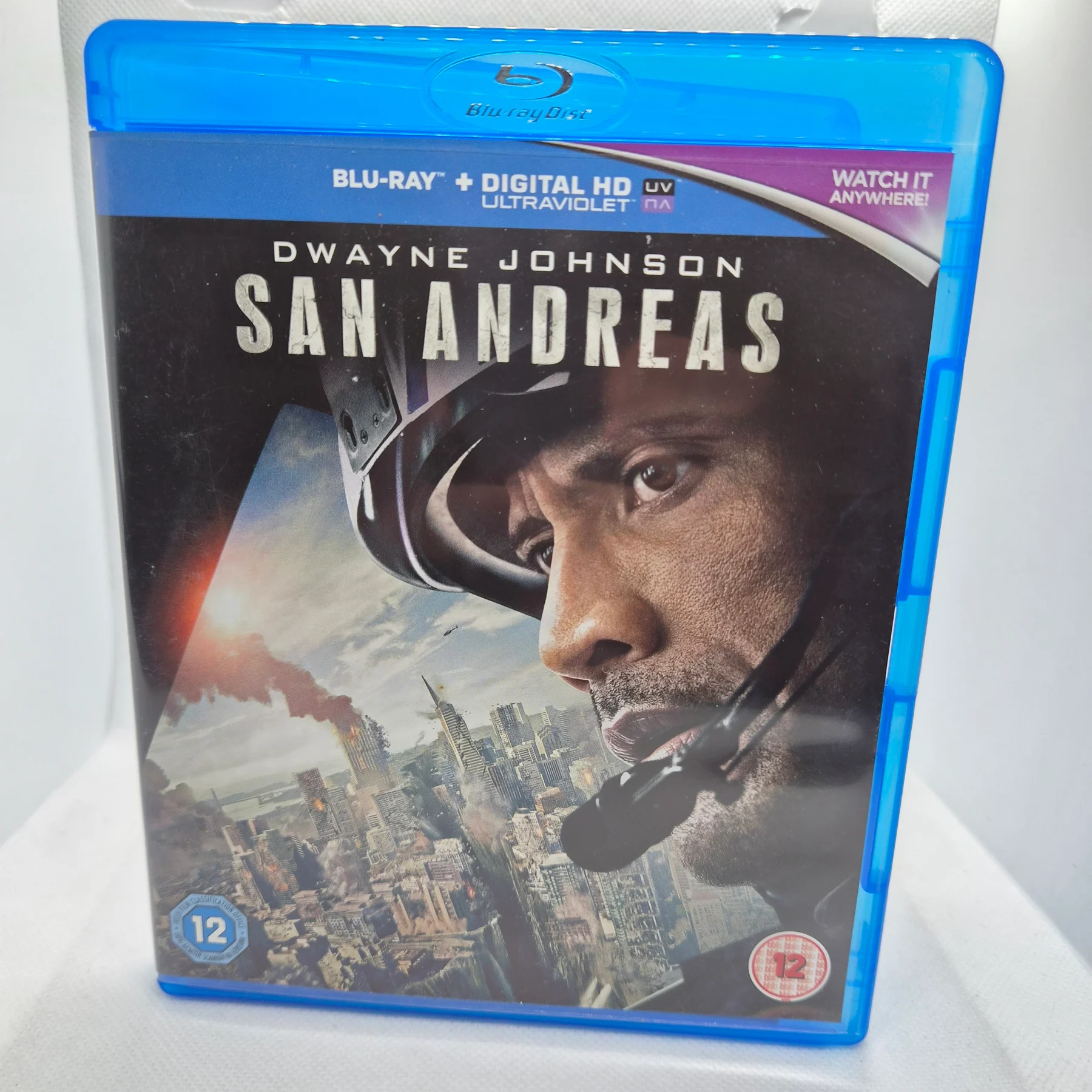 San Andreas (Blu-ray, 2015) (12A/12) Dwayne Johnson UV BR1