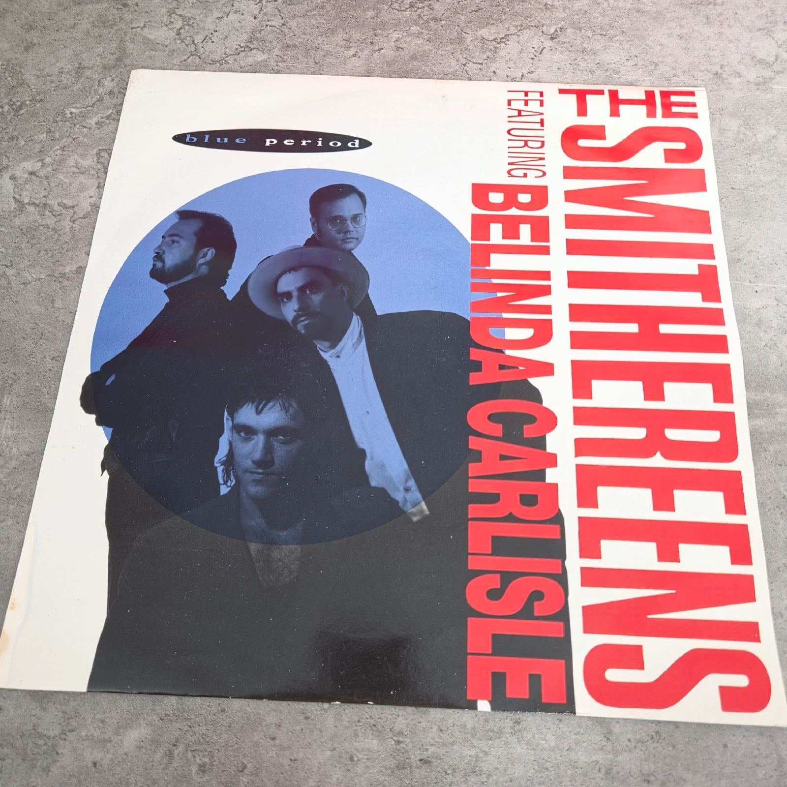 The Smithereens ft Belinda Carlisle - Blue Period 12" Vinyl Record Single 1990