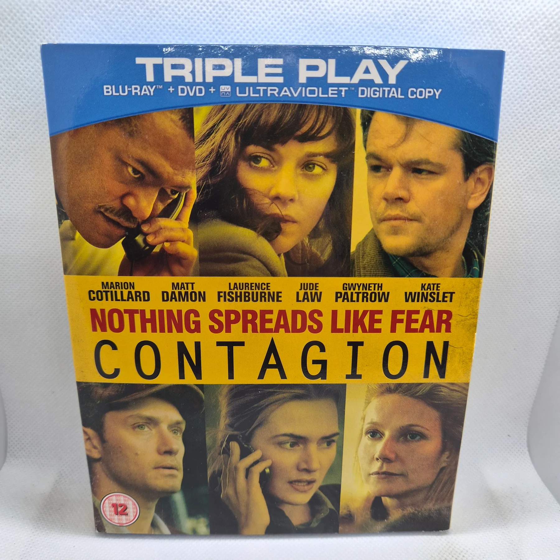 Contagion (Blu-ray, 2011) (12A/12) Triple Play UV BR1