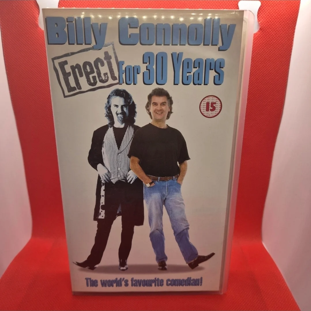 Billy Connolly Erect for 30 Years VHS Cassette Tape 1998 Stand Up Comedy
