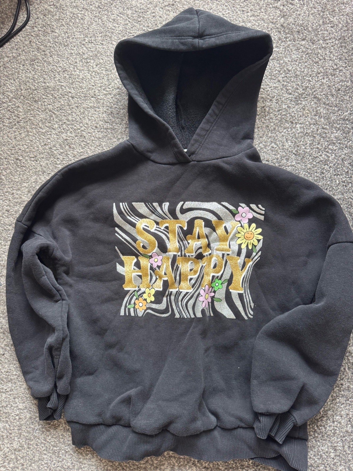 Kids Miss Evie Black Hoodie
