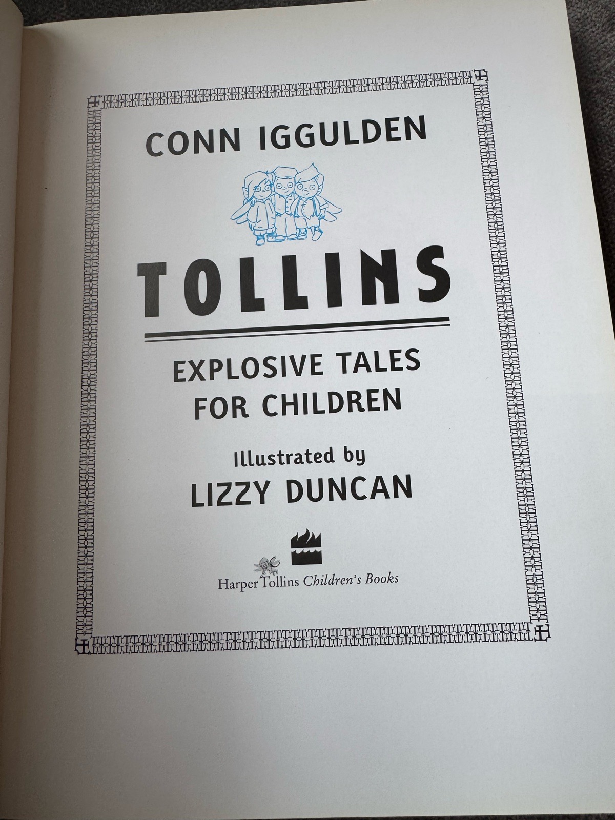Tollins Explosive Tales For Children Hardback Book
