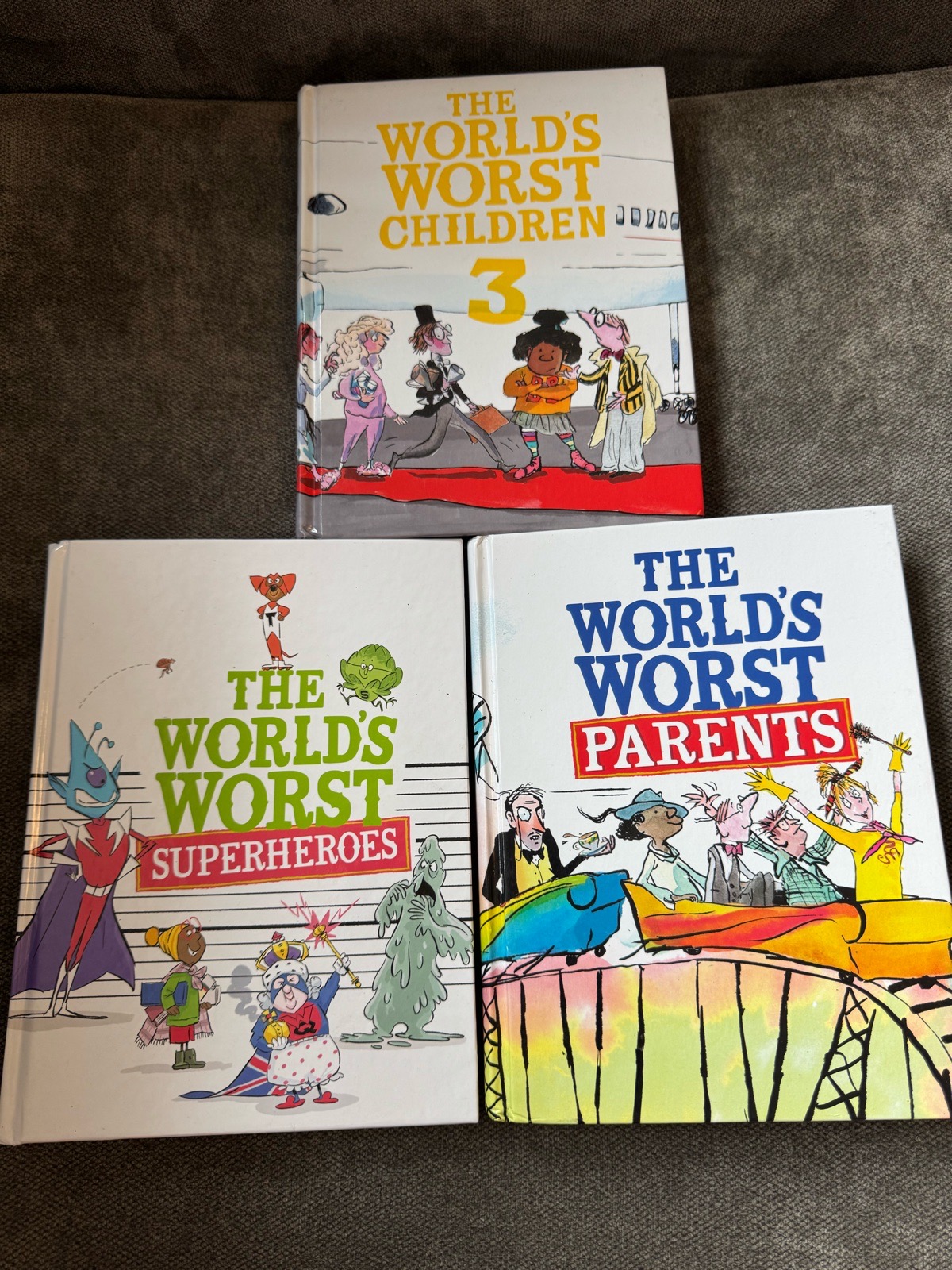 3x David Walliams Books