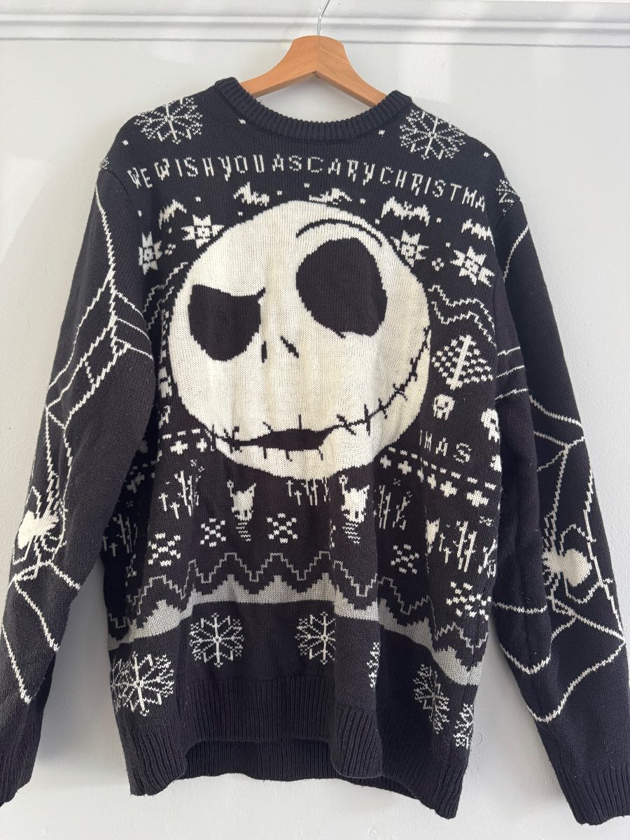 Nightmare Before Christmas Jack Skellington Halloween Christmas Jumper