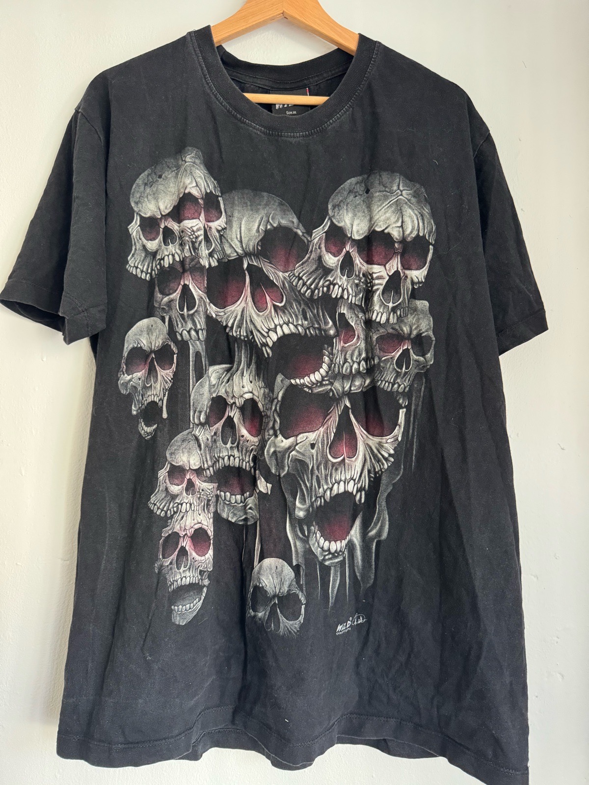 Wild Skull Graphic Print T-Shirt