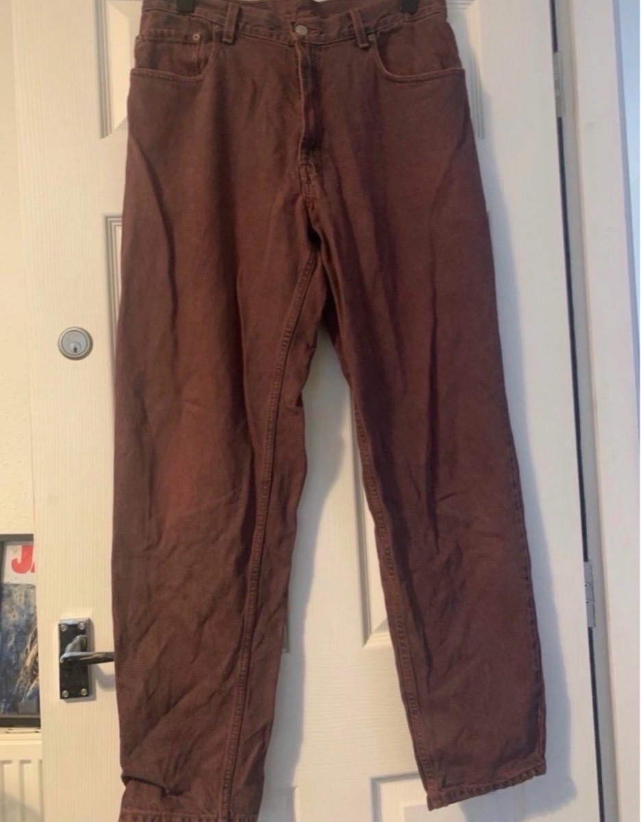 Rare Vintage Levi’s 560 Maroon Jeans
