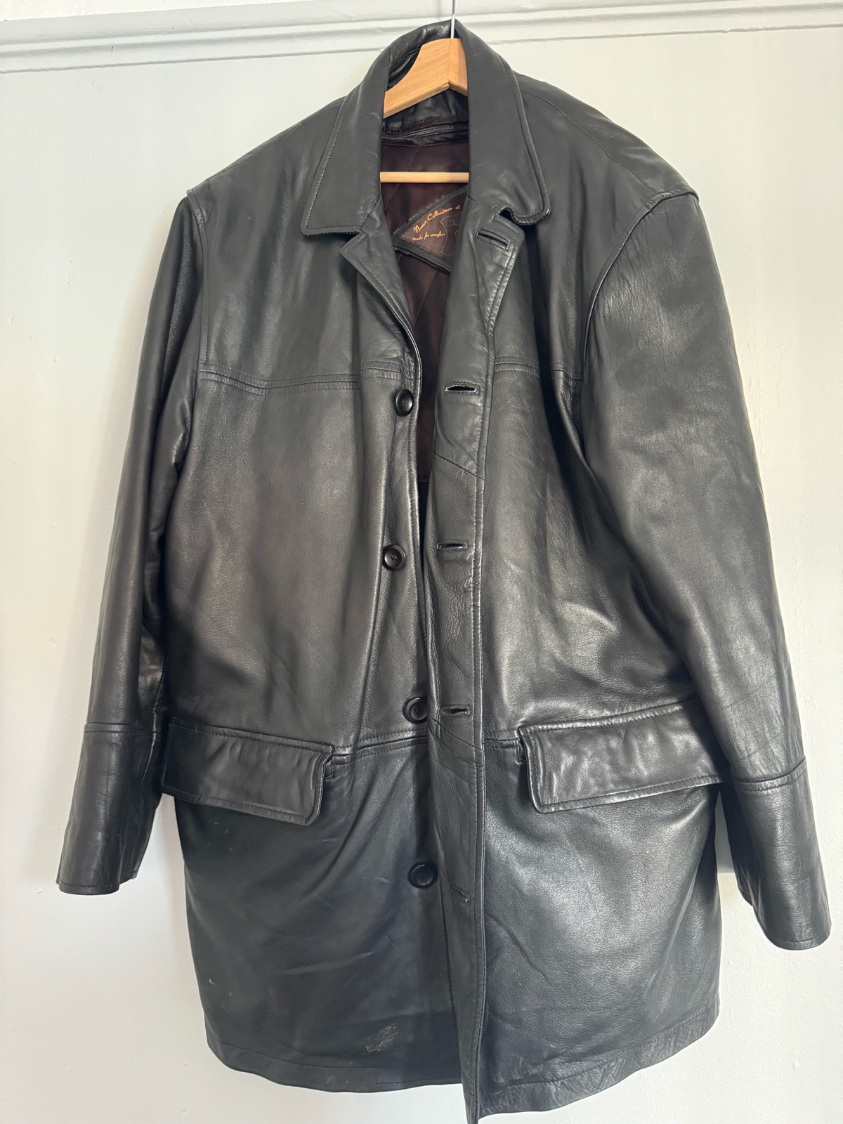 Vintage Black Leather Jacket