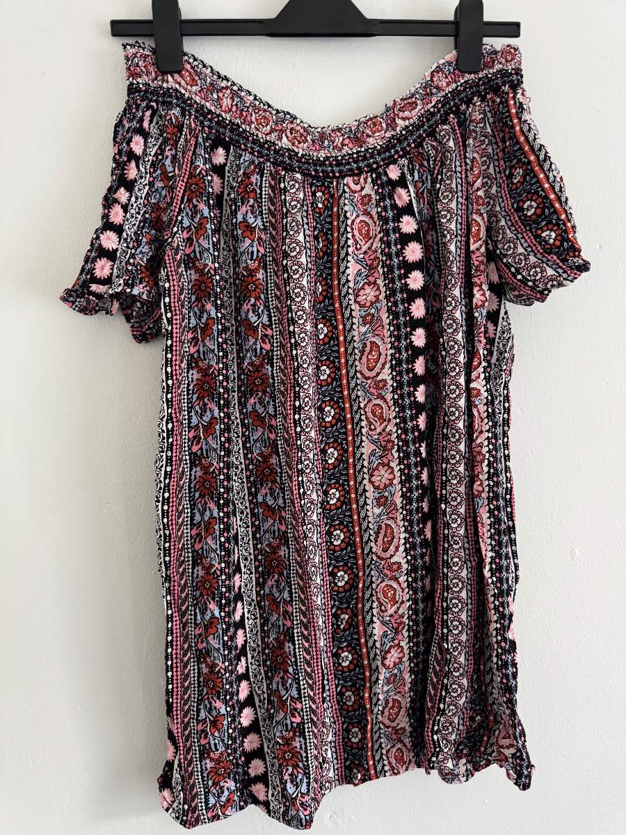 New Look Cameo Rose Off-the-Shoulder Top