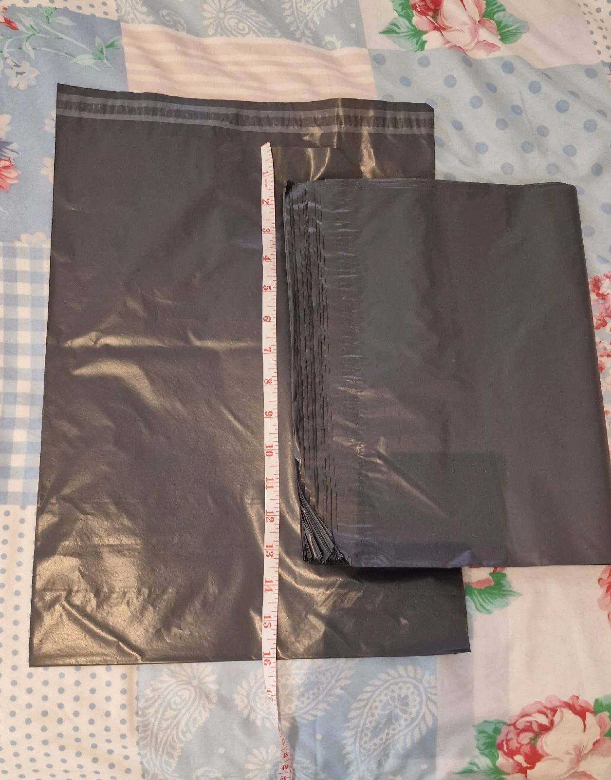 50 pcs Grey Poly Mailing Parcel Bags 12x16
