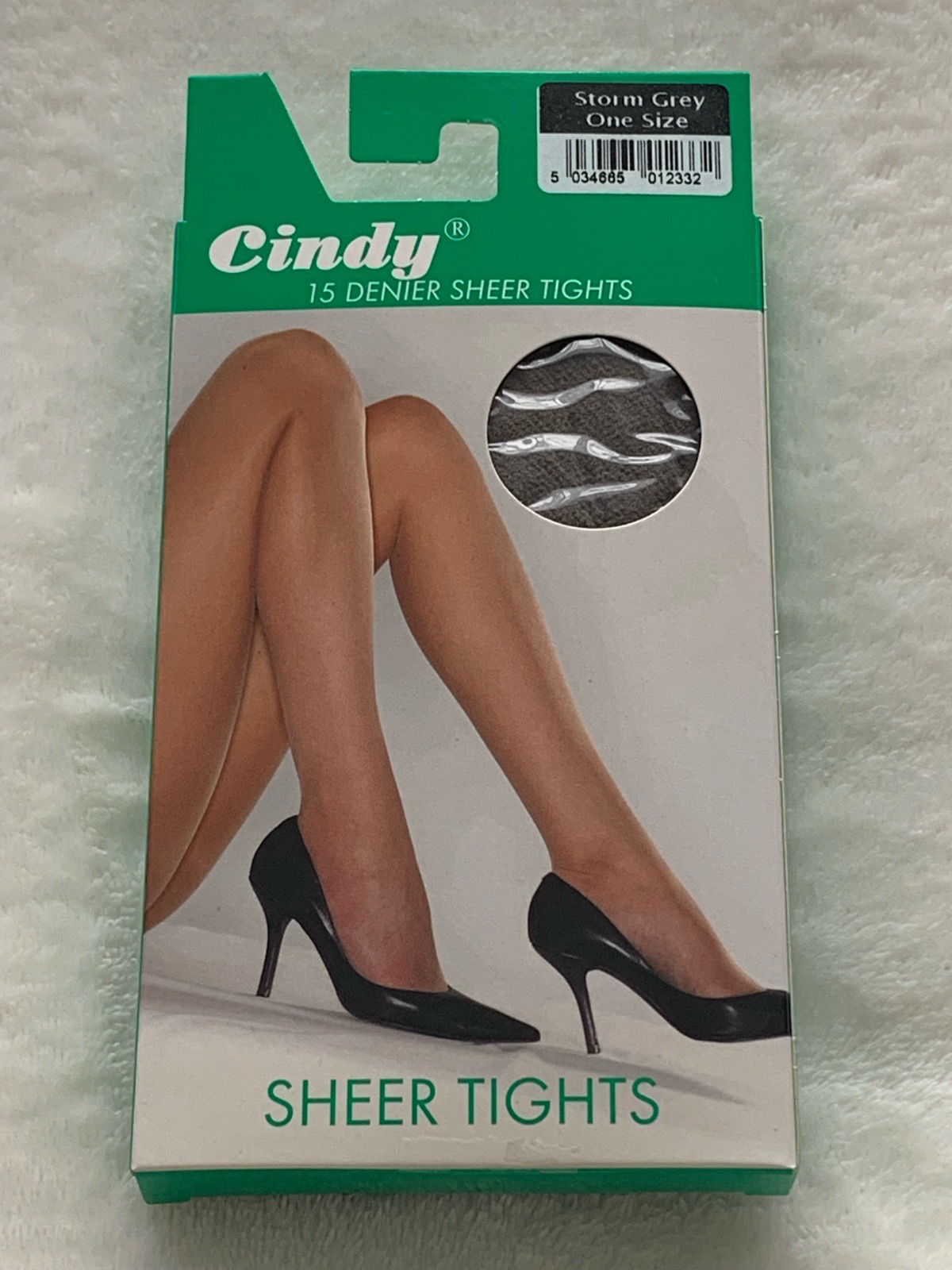 Cindy 15 DEN  Sheer Tights – Everyday Hosiery/ Storm Grey/ One Size