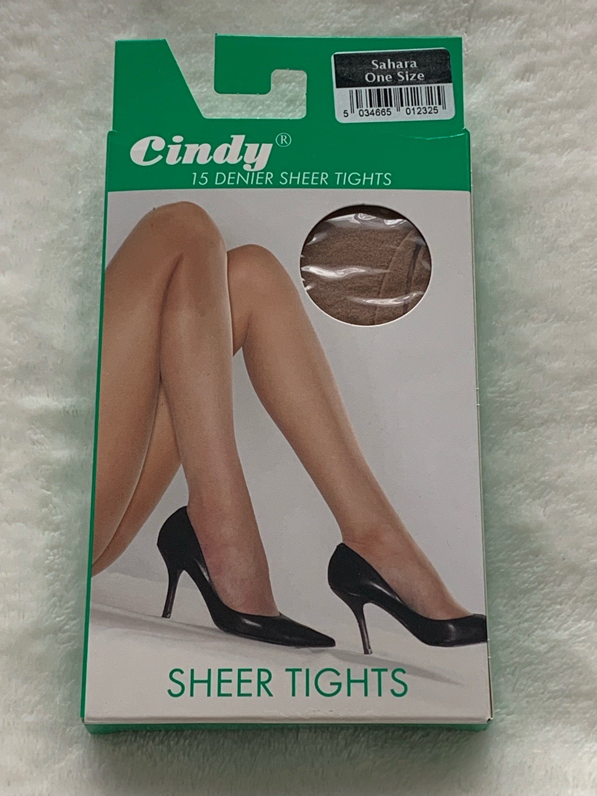 Cindy 15 DEN  Sheer Tights – Everyday Hosiery/ Sahara (Beige-Tan)/ One Size
