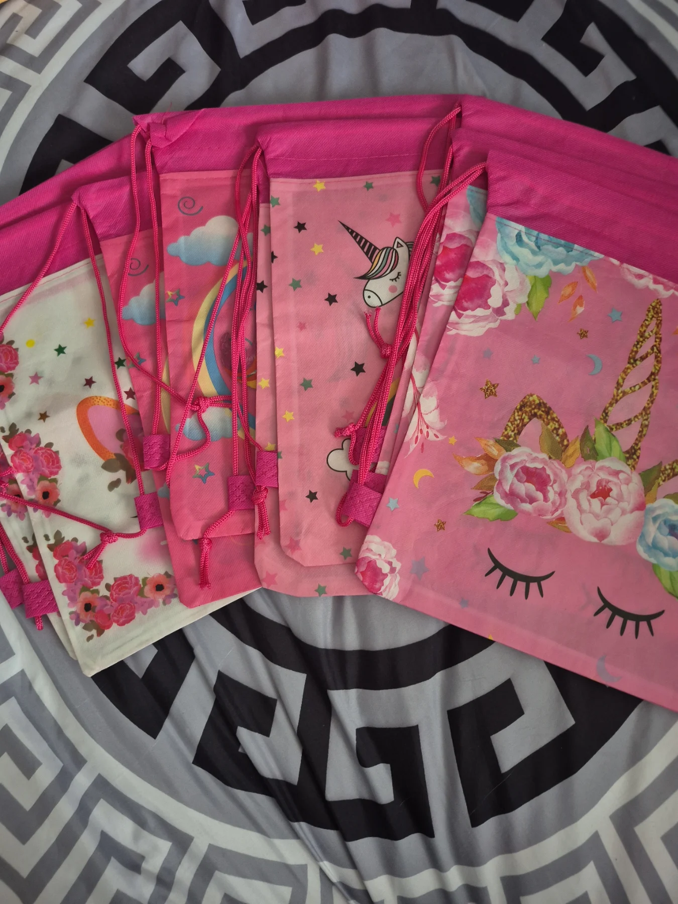 Unicorn Drawstring Bags