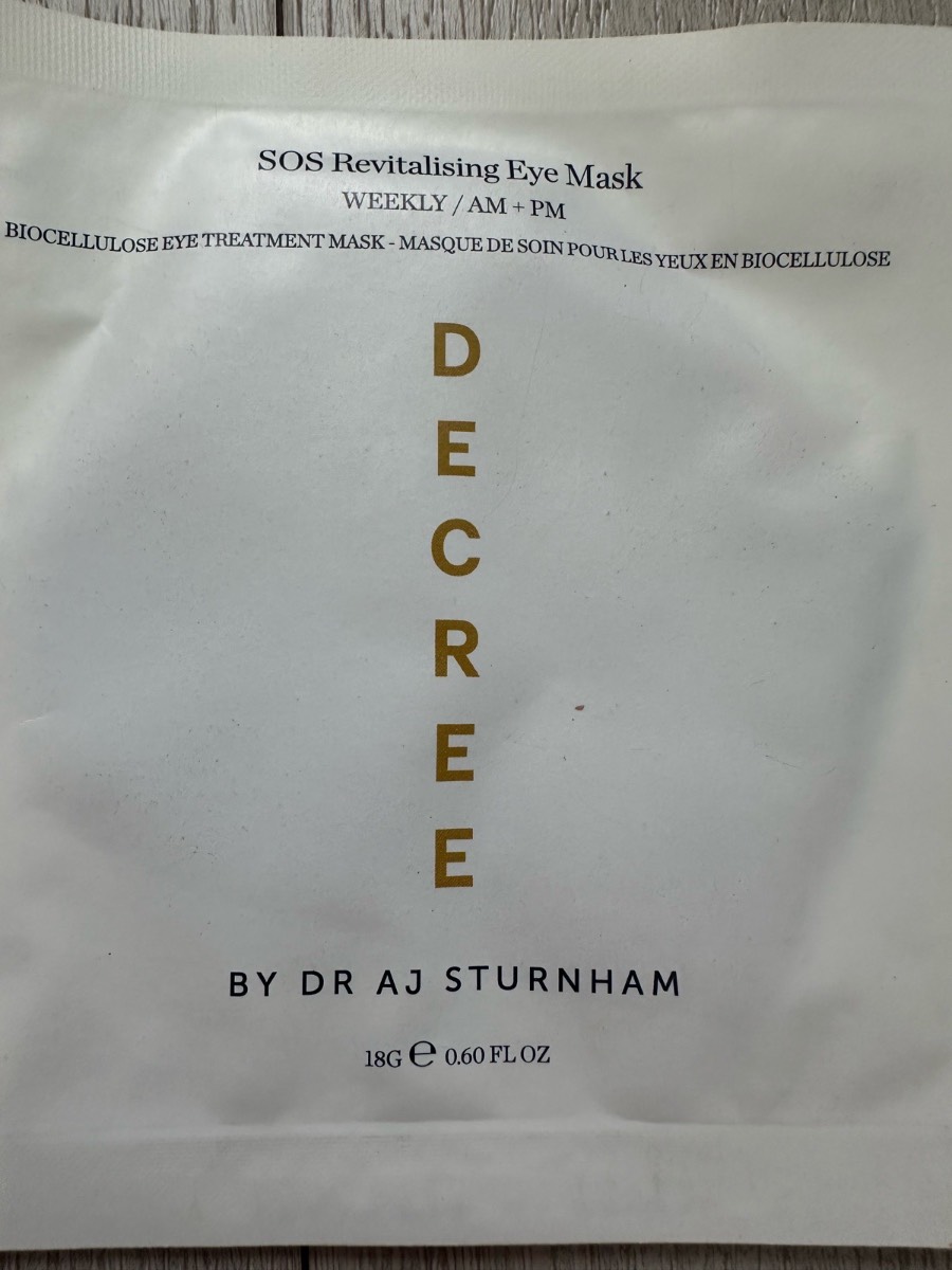 Decree SOS Revitalising Eye Masks x2