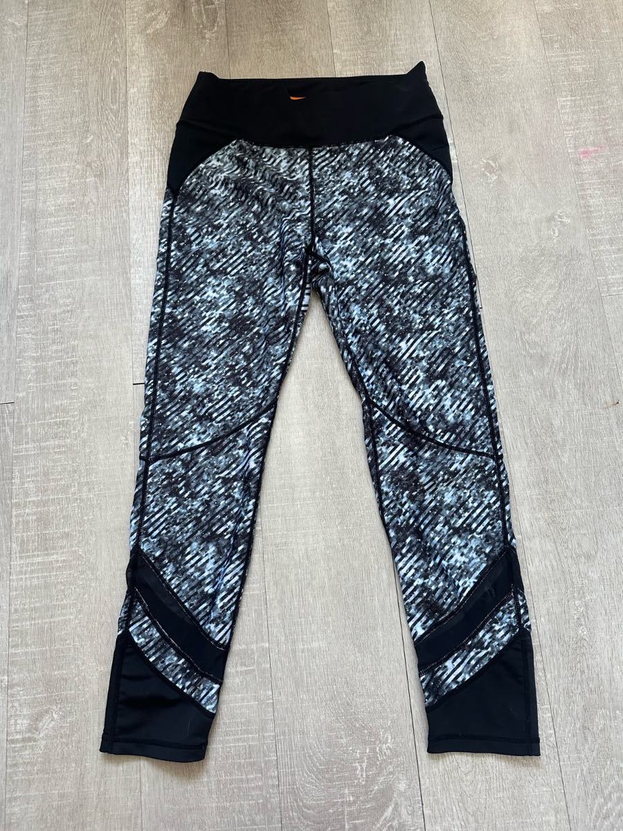 Zakti High Waist Mesh Panel Active Leggings UK 12