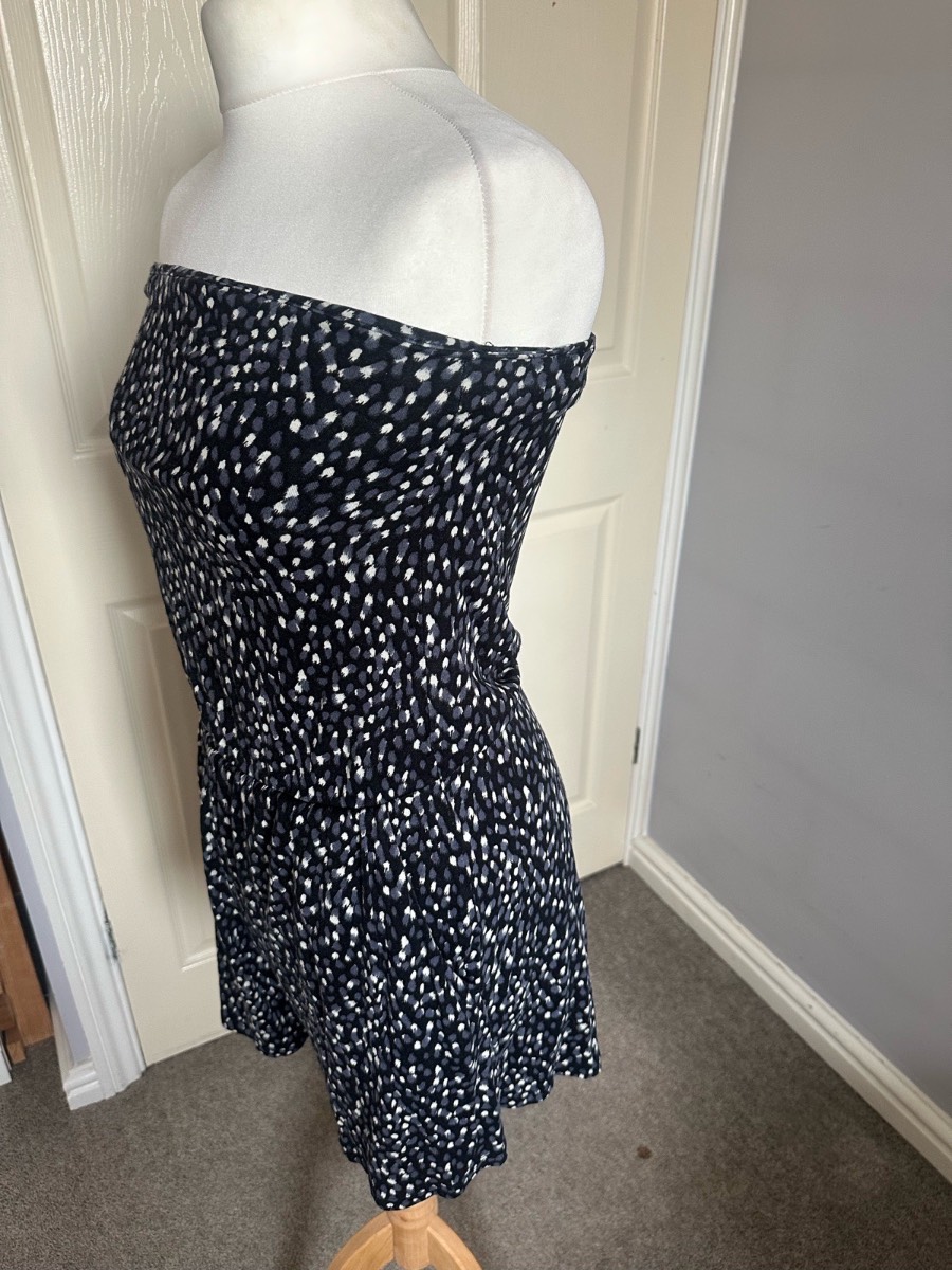H&M Basics Strapless Playsuit – Size M