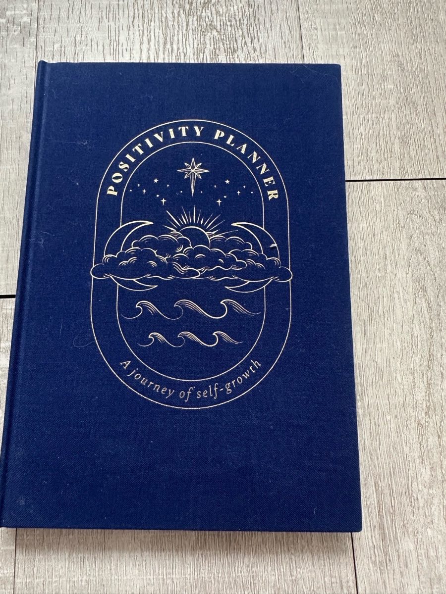 Blue Celestial Positivity Planner & Gratitude Journal – New