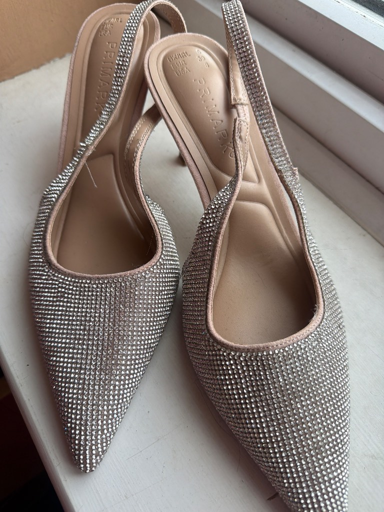 Rhinestone mules